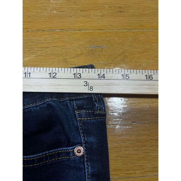 Aeropostale Jeans Womens 6 Jegging Blue High Rise Dark Wash Casual Stretch Denim - Picture 6 of 8